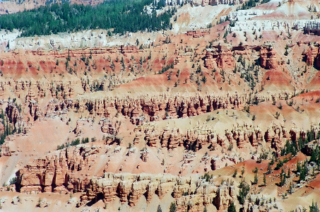 [Expansive view of hoodoo formations.]